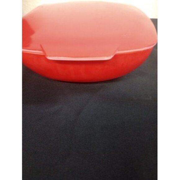 Vintage Pyrex Square Red Hostess Covered Casserole Dish With Lid - Picture 4 of 11